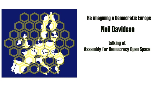 Neil Davidson talking at Re-imagining a Democratic Europe