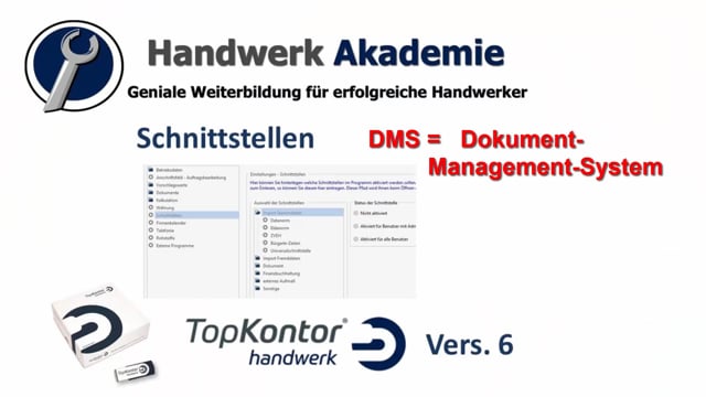 Schnittstelle DMS (Dokumentenmanagementsystem)