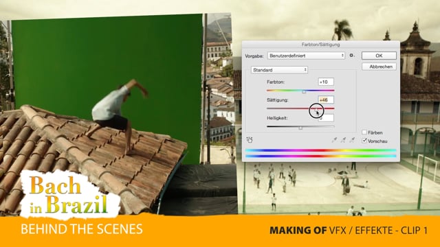 BACH IN BRAZIL - Making of: VFX - Auf dem Dach...