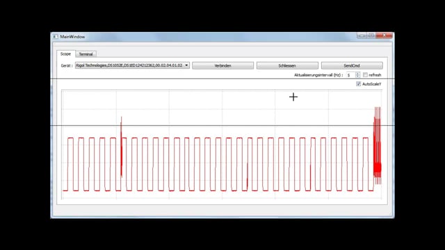 Rigol DS1052 Demo application