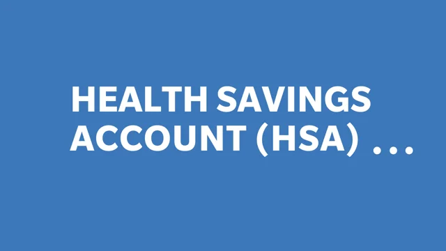 Health Savings Account  HSA Eligible Expense Guide 2024