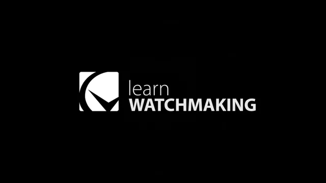 Watch making course online hot sale