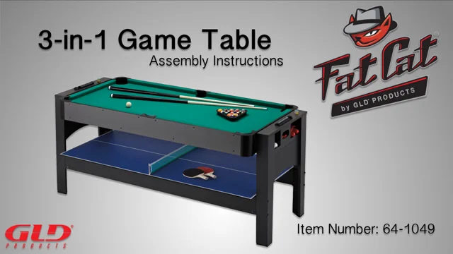 Fat Cat 72 3-in-1 Flip Multi Game Table