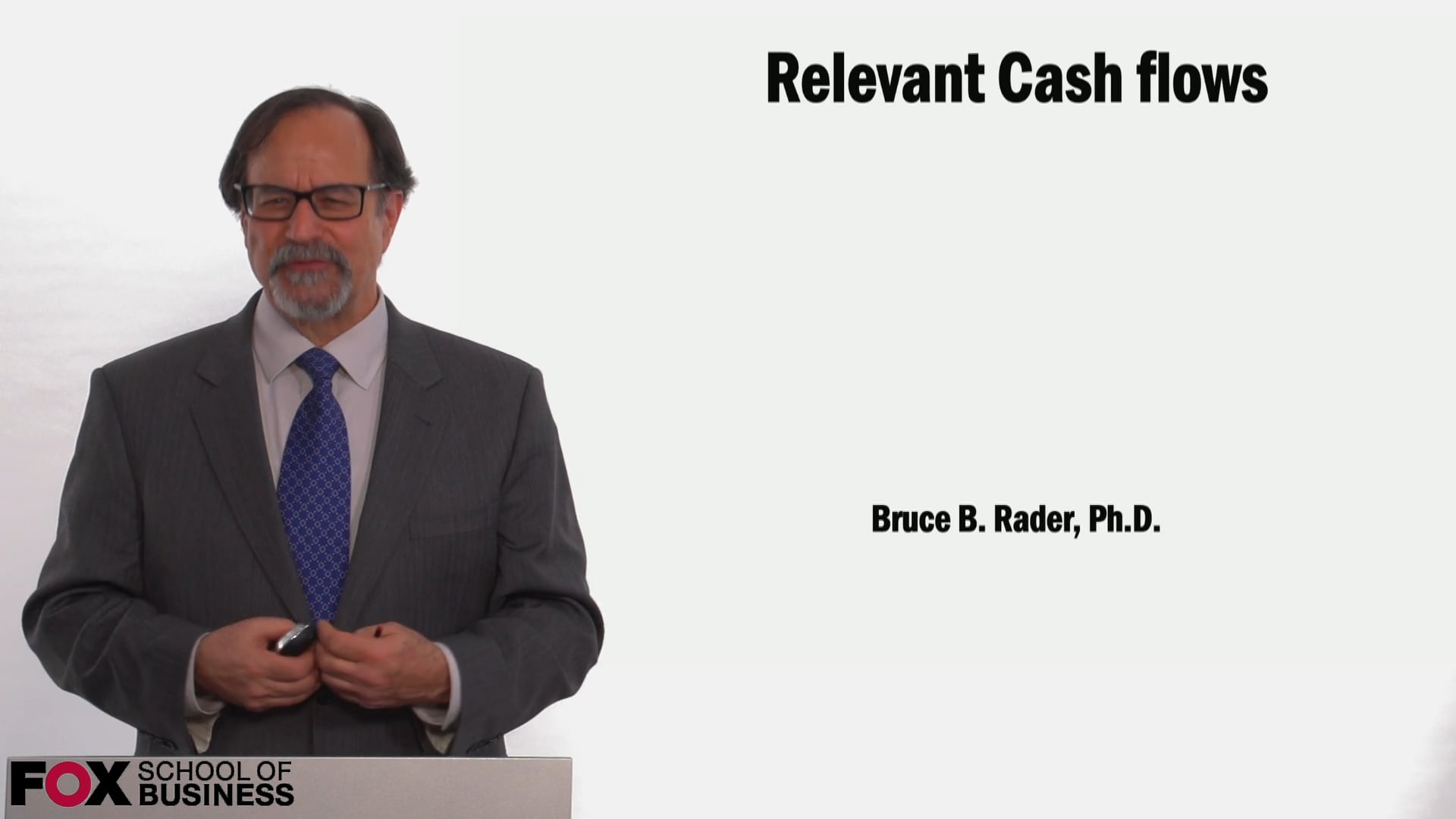 Relevant Cash Flows