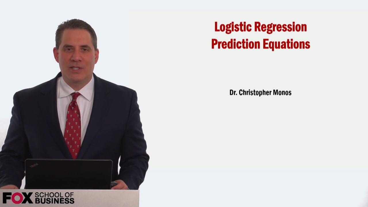 Login to view Logistic Regression Prediction Equations