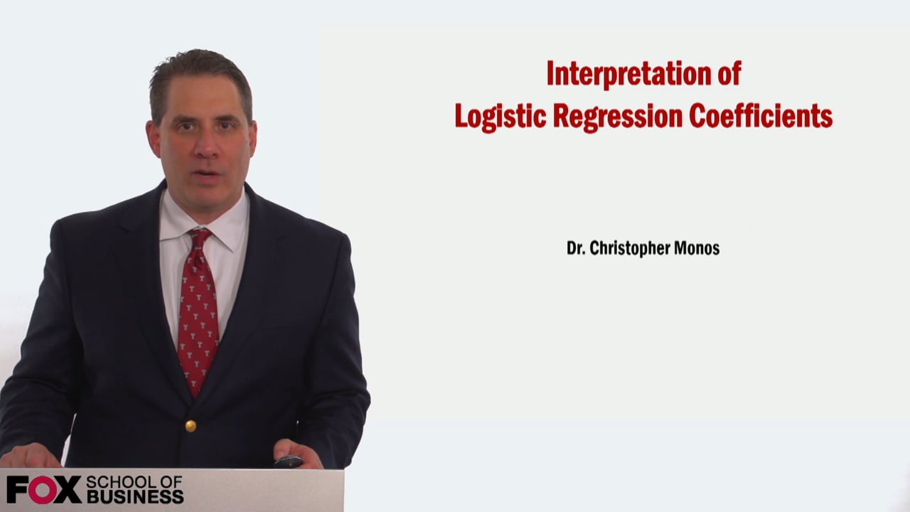 Interpretation of Logistics Coefficients