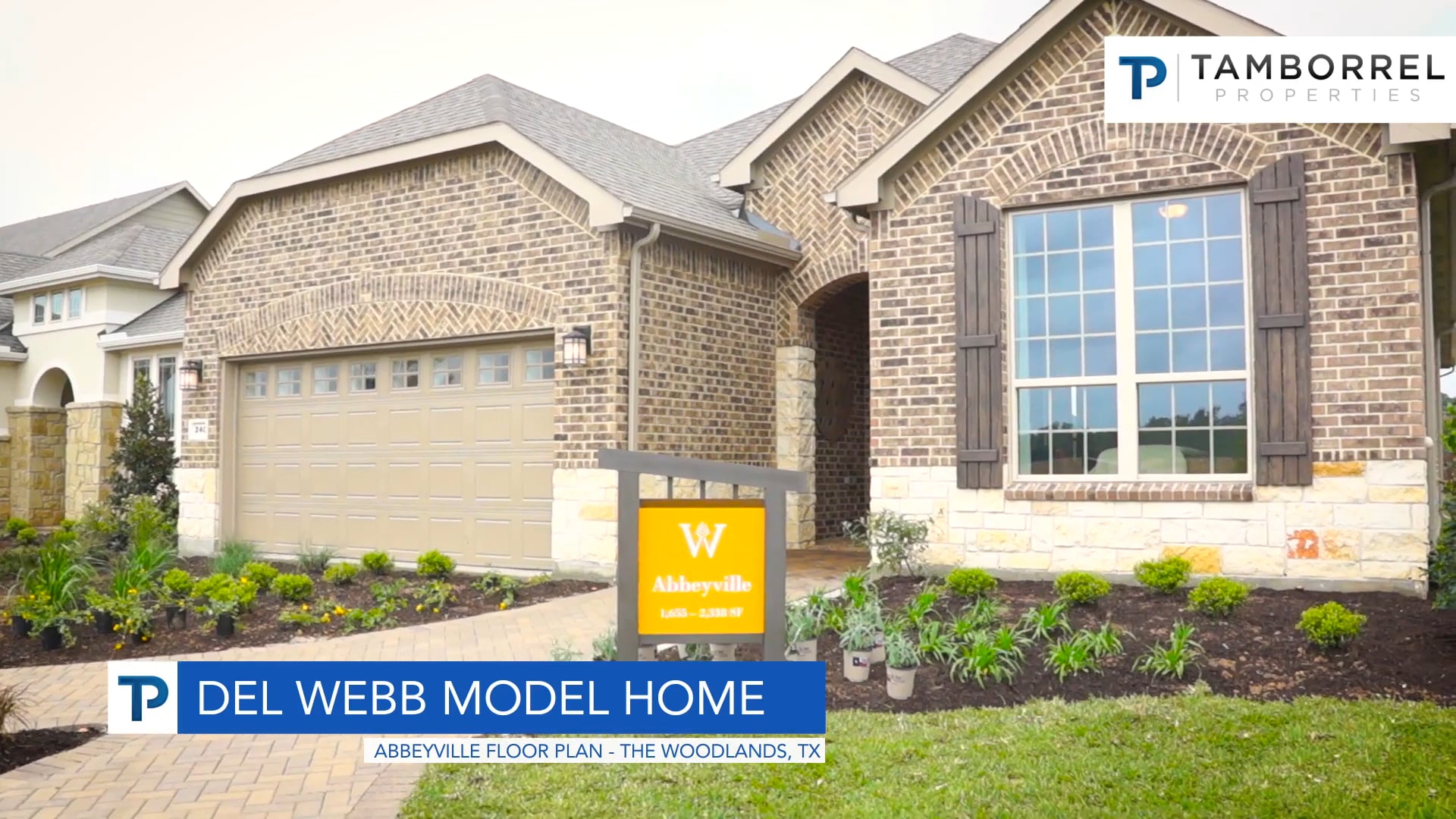 Del Webb, The Woodlands, TX Abbeyville Floor plan on Vimeo