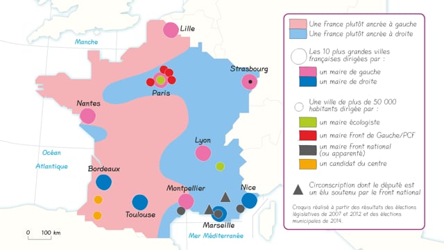 Géographie électorale de la France de la Ve République