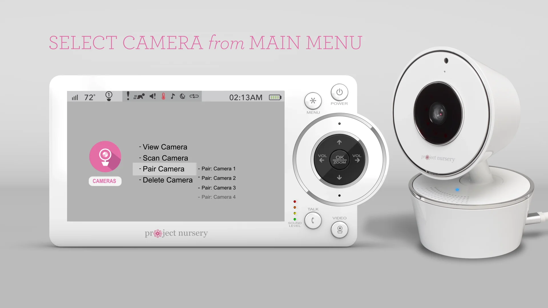 Project nursery hd video best sale baby monitor