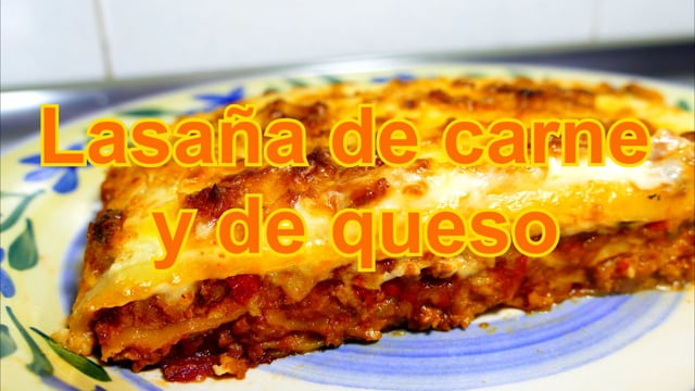 LASAÑA DE CARNE Y QUESO - recetas de cocina faciles rapidas y economicas de  hacer on Vimeo