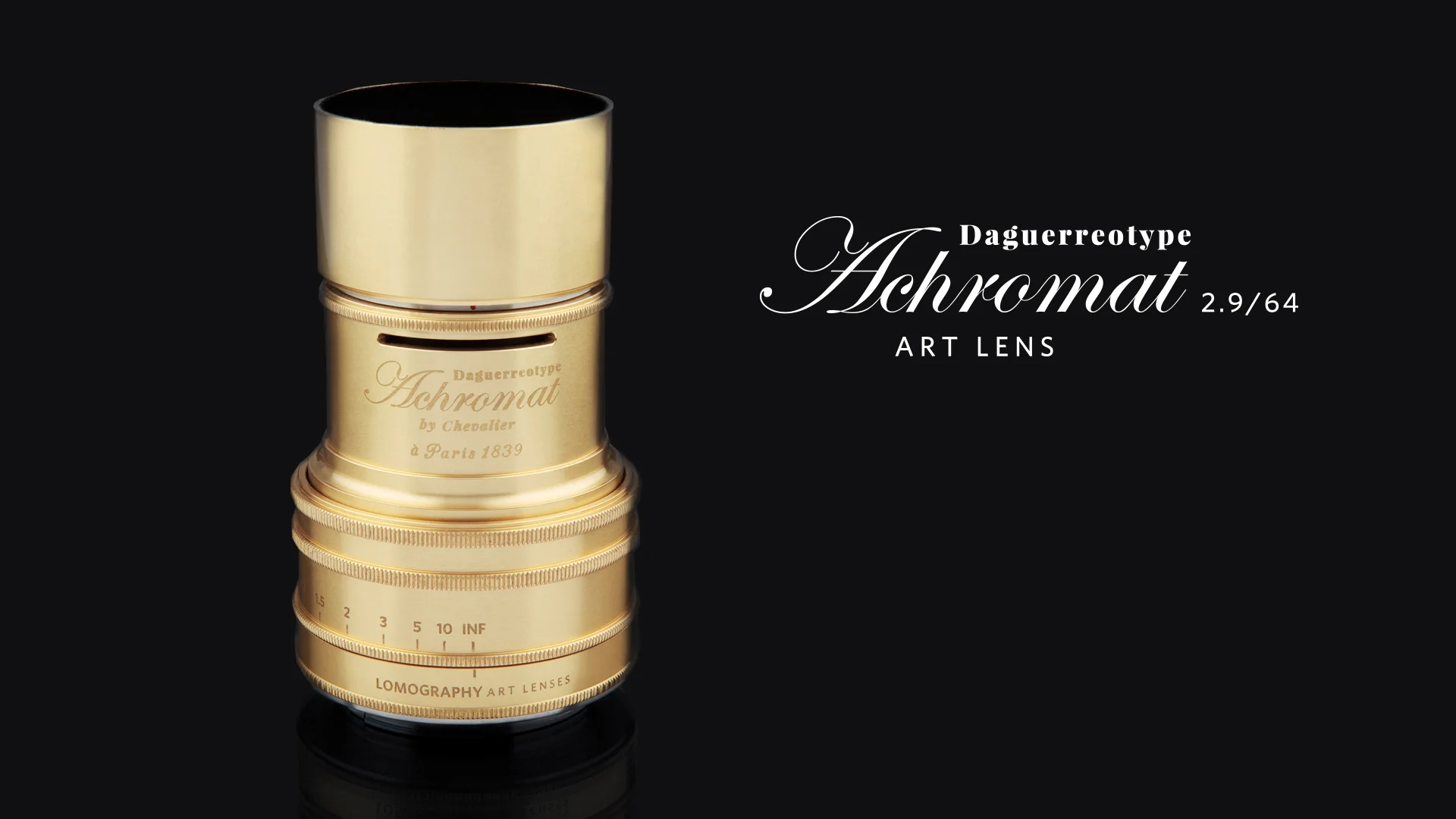 Daguerreotype Achromat つくりだせる f2.9/64 Art Lens
