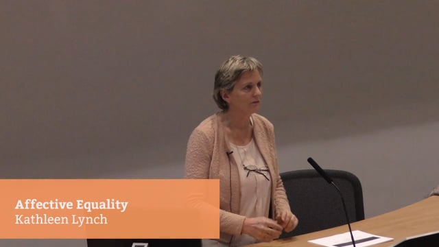 Dr Kathleen Lynch - Affective Equality