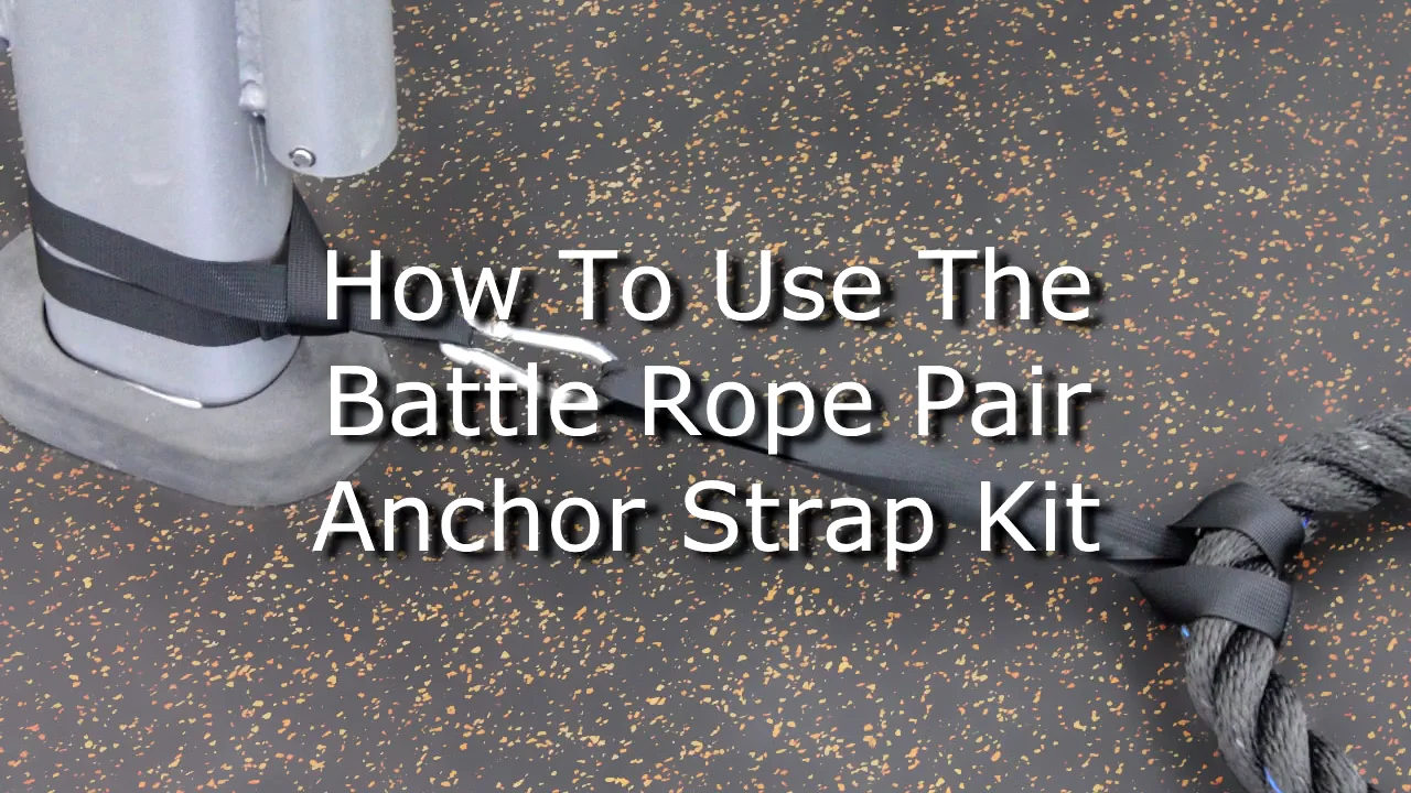 Pro Battle Rope and Anchor Strap Kit