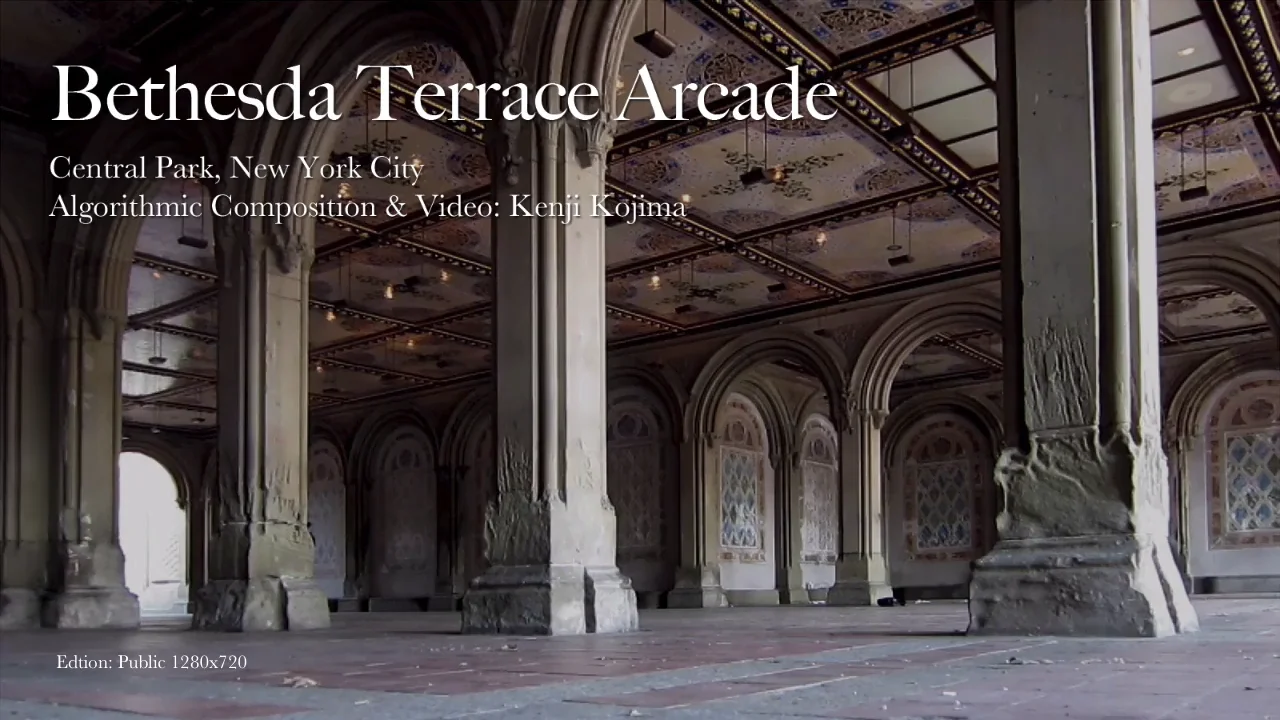 Bethesda Terrace Arcade in Central Park