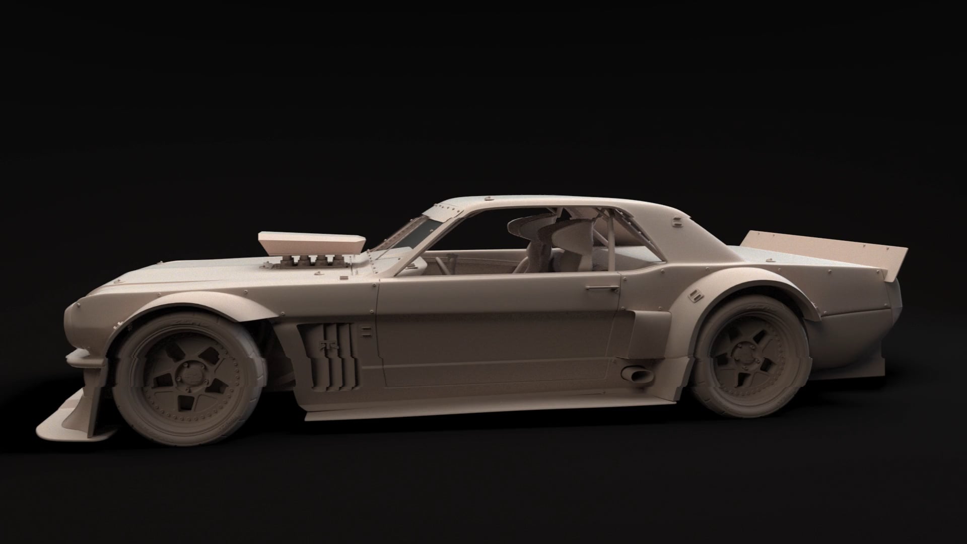Ford Mustang Hoonicorn RTR 3D model Turnaround on Vimeo