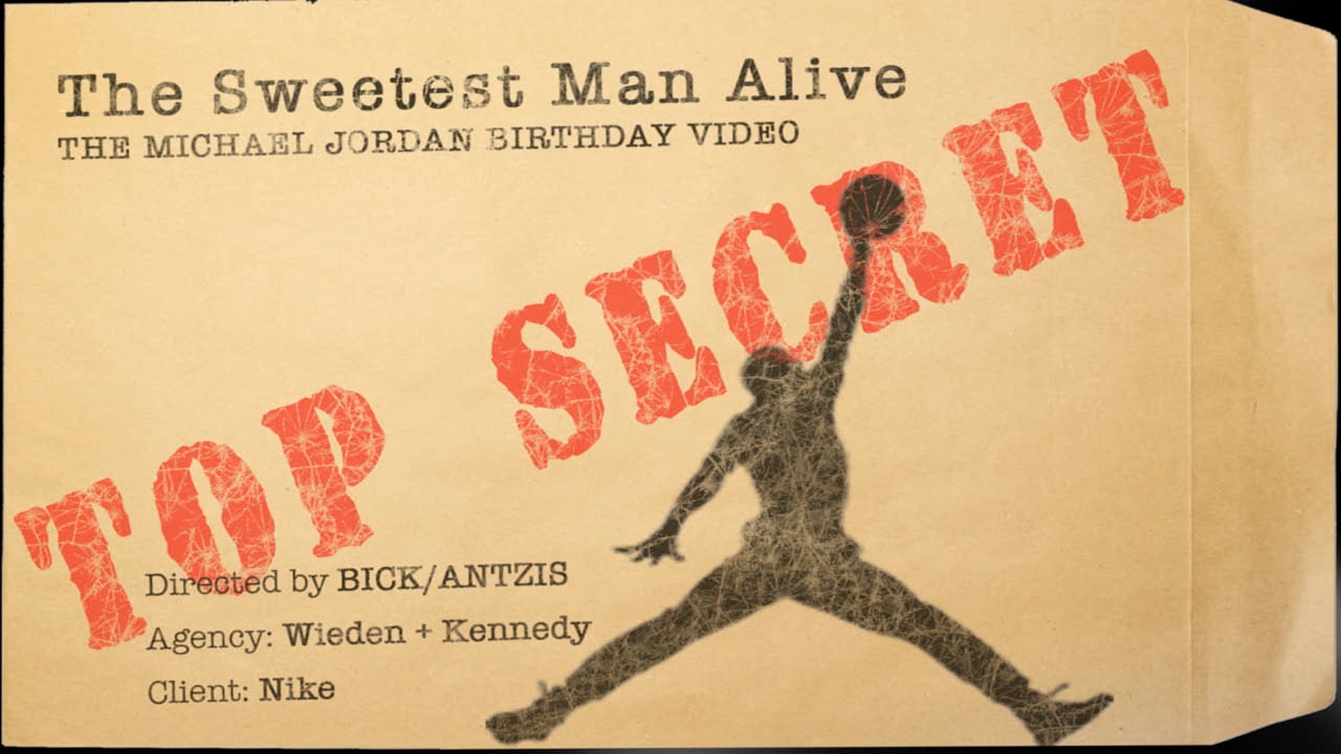 Michael Jordan Birthday Video - Nike - W+K