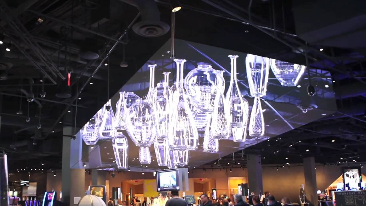 LED 3D View Las Vegas ceiling above the bar on Vimeo