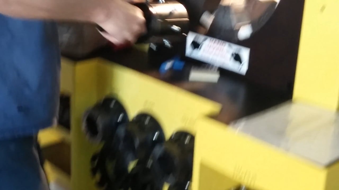 Large Industrial Hose Crimper Video 3