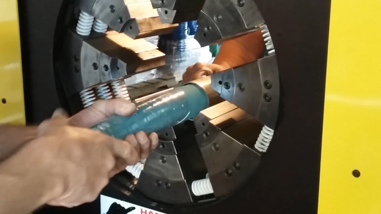 Large Industrial Hose Crimper Video 5