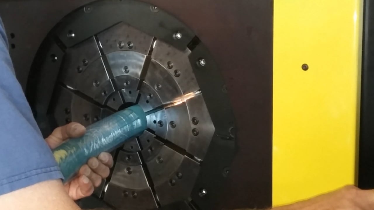 Large Industrial Hose Crimper Video 6