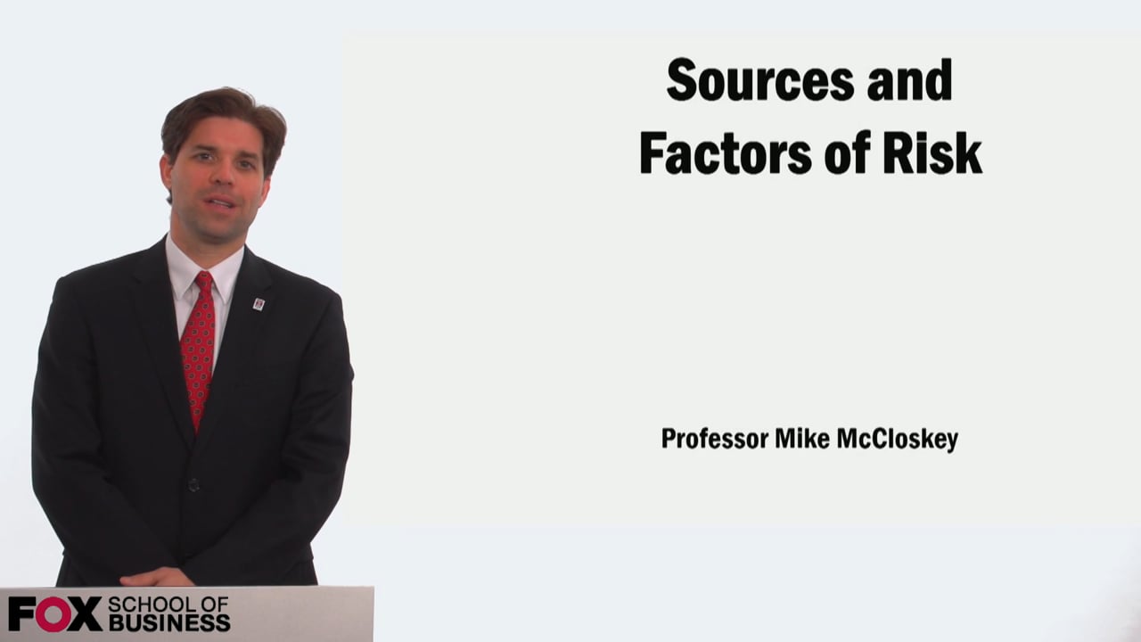 Login to view Sources and Factors of Risk