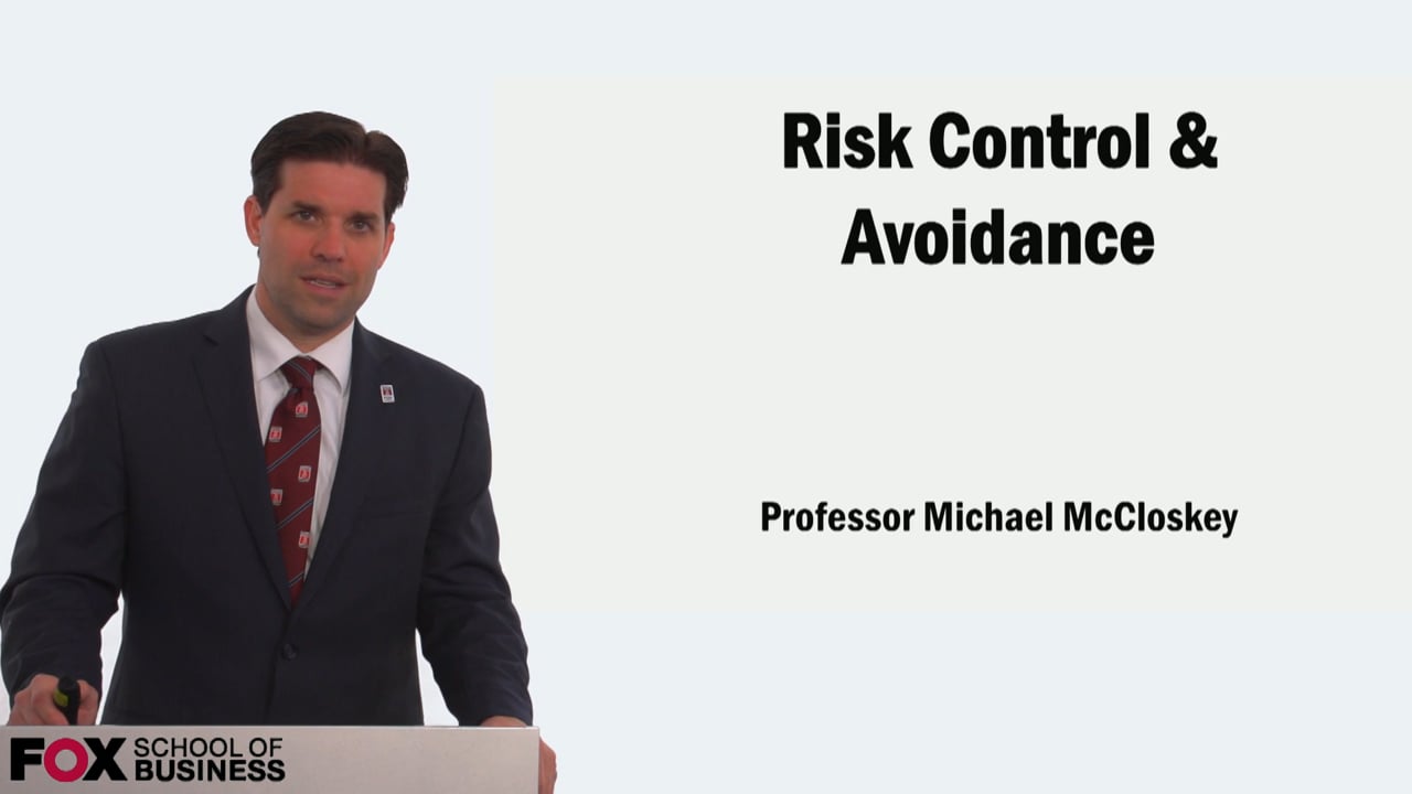 Risk Control and Avoidance