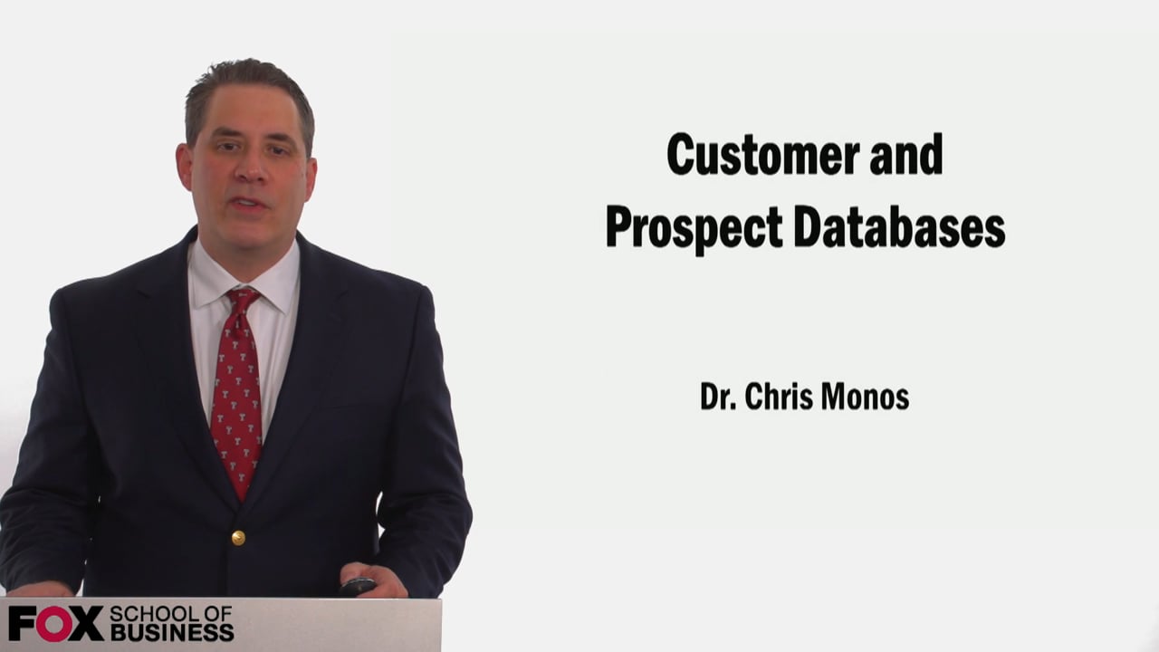 Customer and Prospect Databases