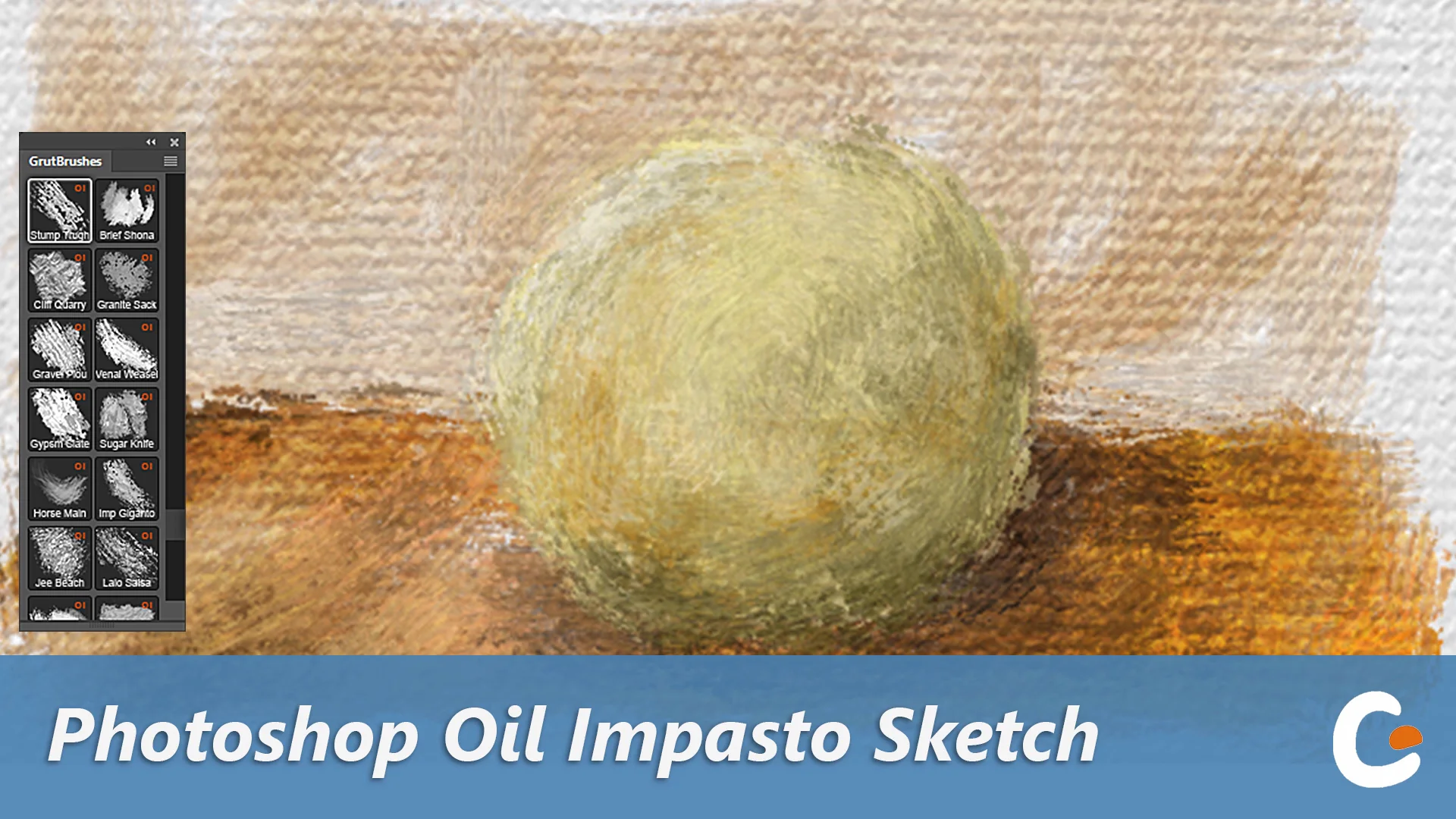 Impastos 01 - Photoshop Impasto Oil Brushes 