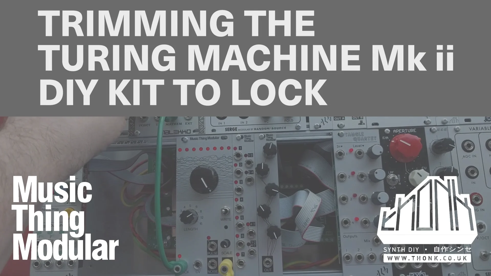 Turing Machine mk II - Trimming the lock | Videos & Movies on Vimeo