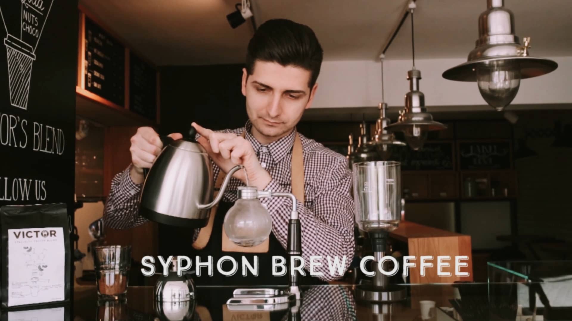 Victor. Syphon Brew Coffee on Vimeo