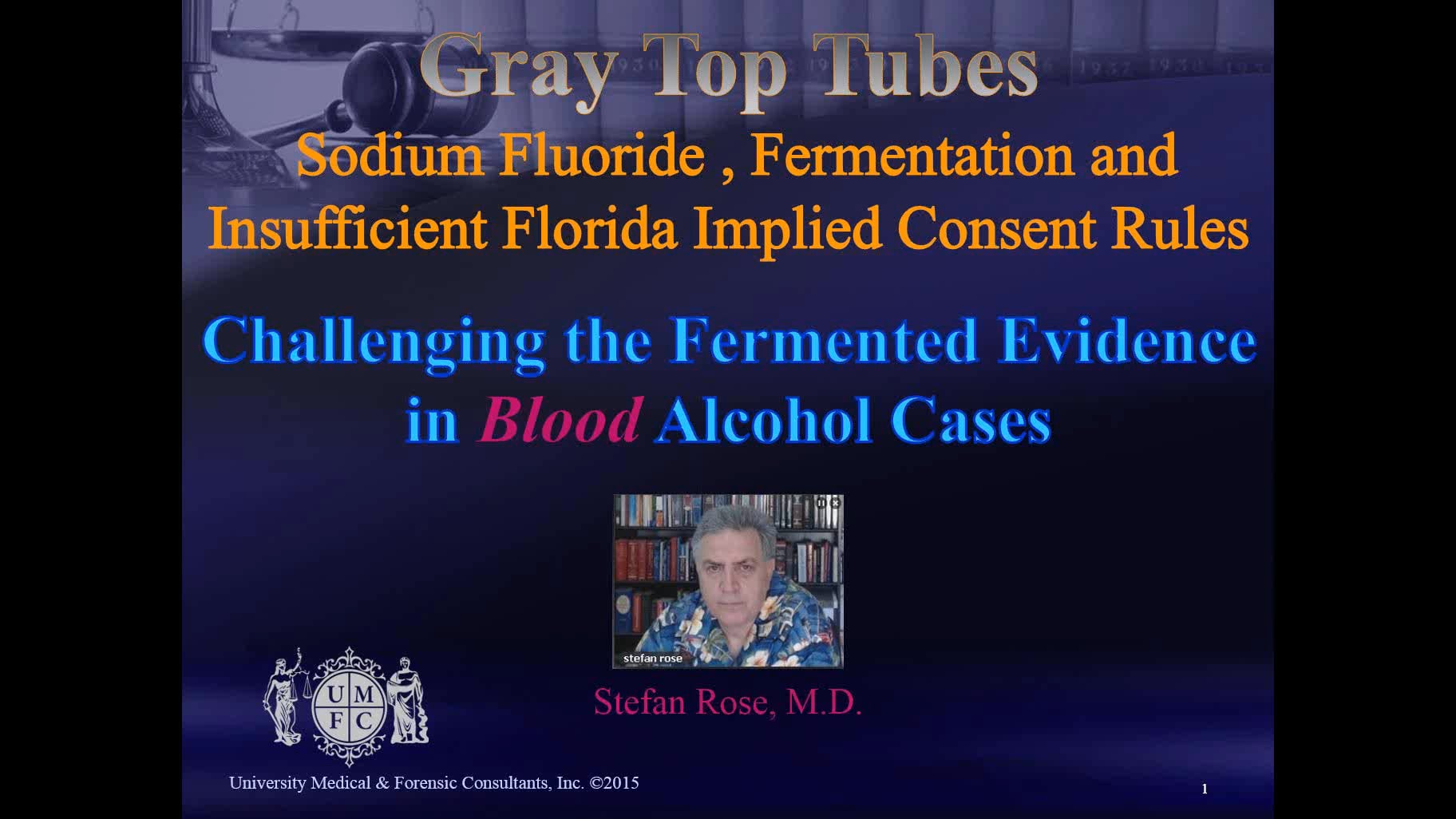 GRAY TOP TUBES AND BLOOD ALCOHOL ERRORS