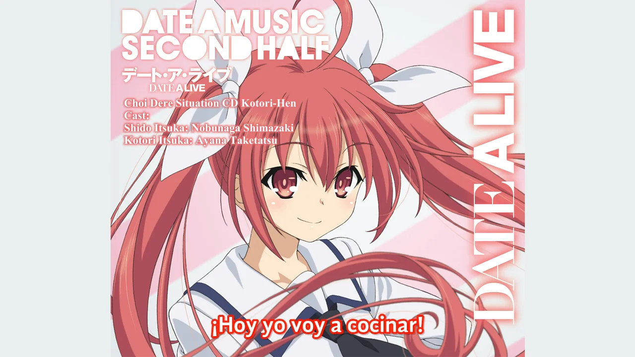 Date a Live Drama CD] Choi Dere Situation CD Kotori-Hen on Vimeo