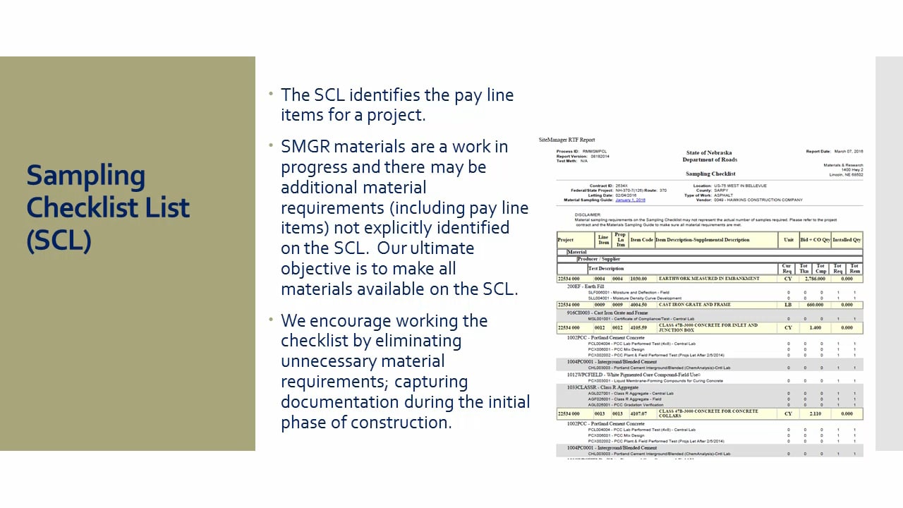 Materials Management Training on Vimeo