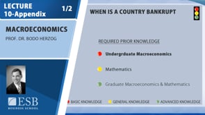 Macroeconomy Lecture 8: Bankrupt Countries