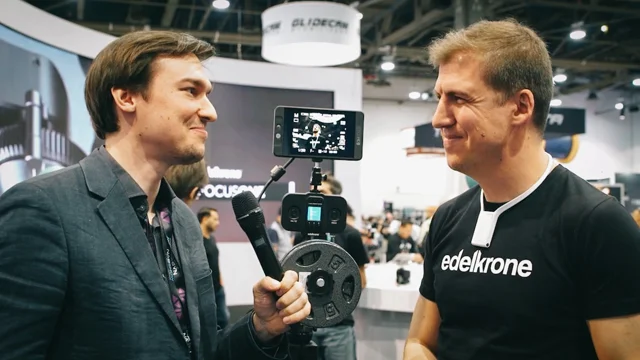 The new Cinebot Mini Robot Camera Adds Track, Pedestal, and Battery Power