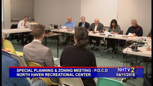 Special Planning & Zoning Meeting P.O.C.D. - 04/11/2016