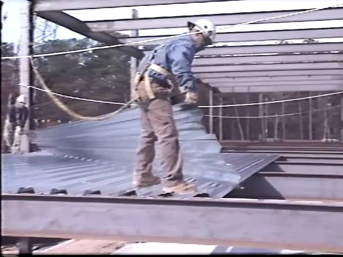  131 Steel Erection Training Series CDZ Controlled Decking Zone on Vimeo