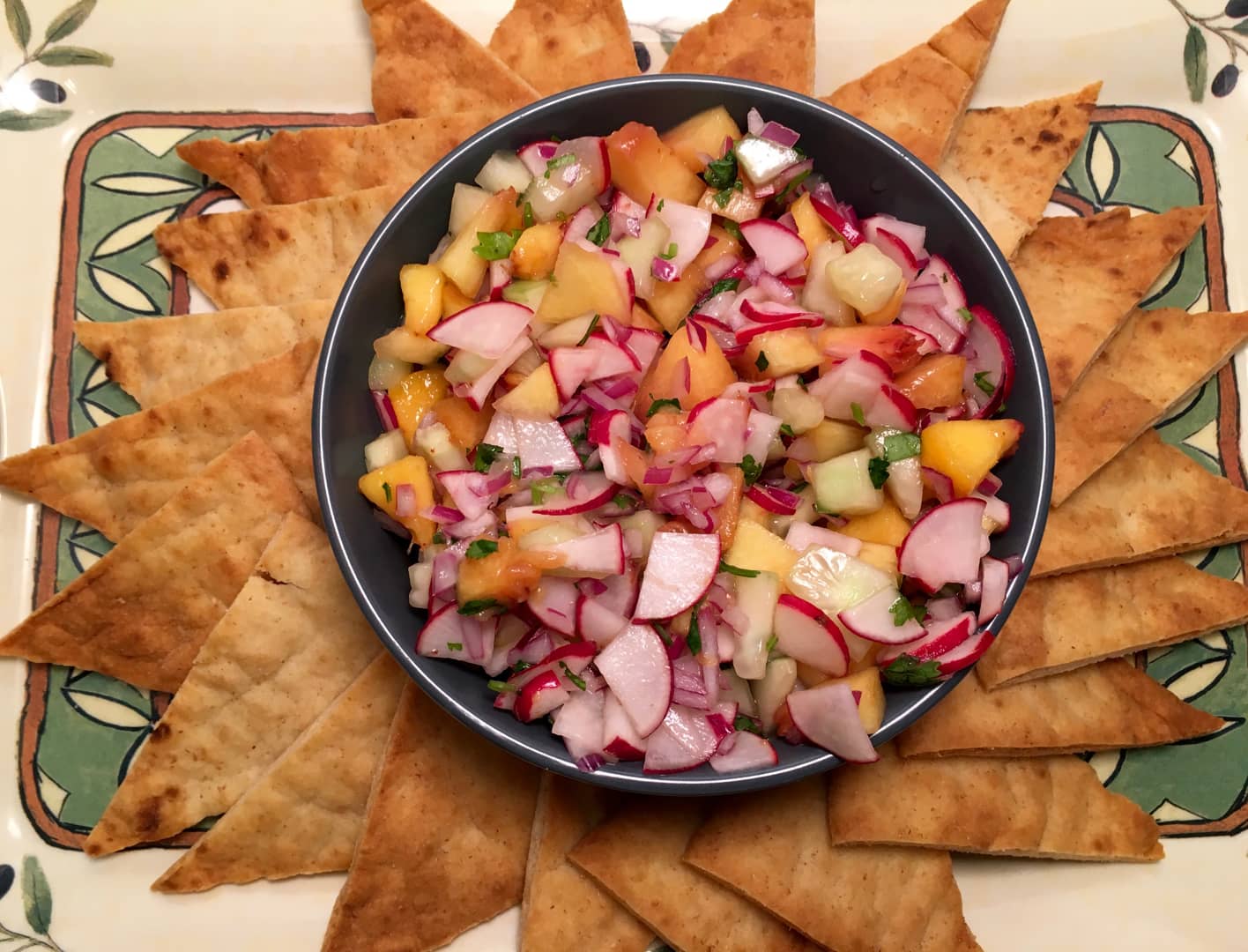 Peachy Spring Salsa with Pita Wedges on Vimeo