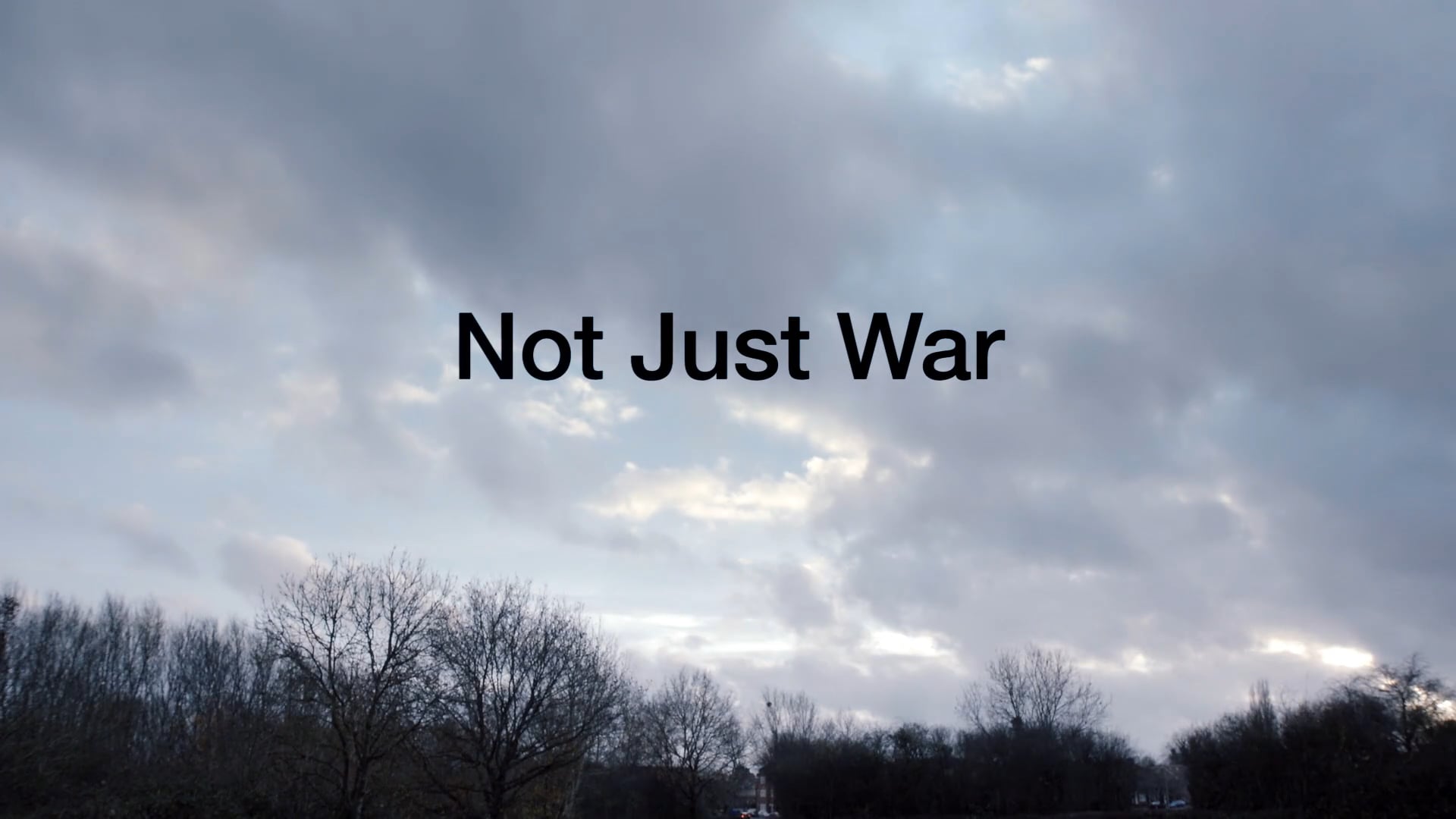 Not Just War | A short documentary