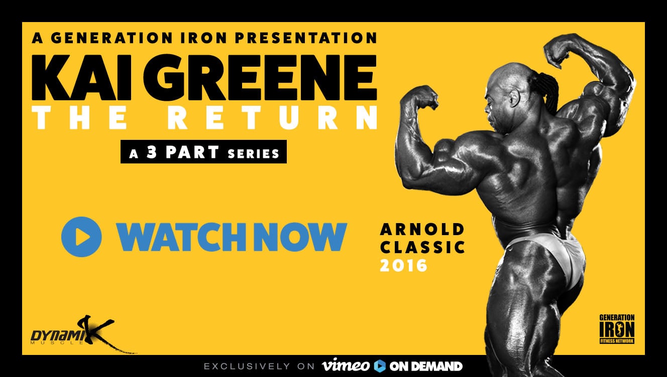 Watch Kai Greene: The Return Online | Vimeo On Demand