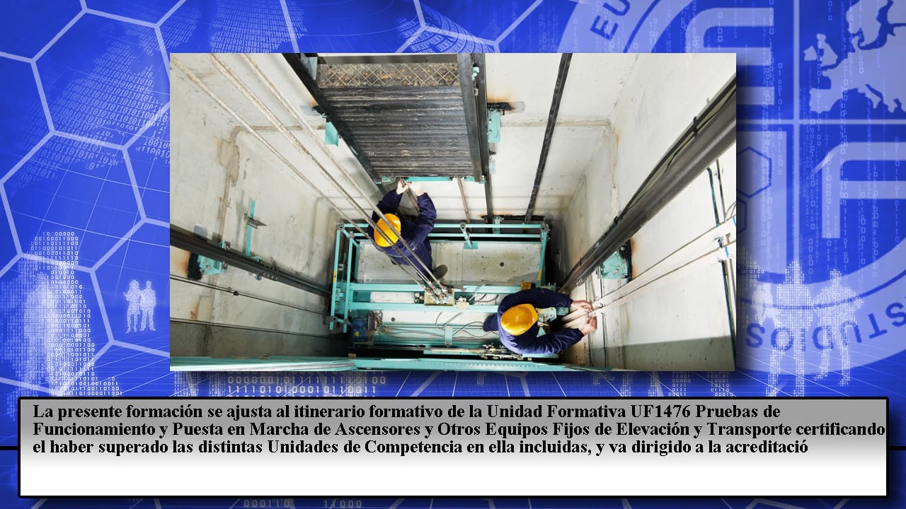 Pruebas De Funcionamiento Y Puesta En Marcha De Ascensores Y Otros