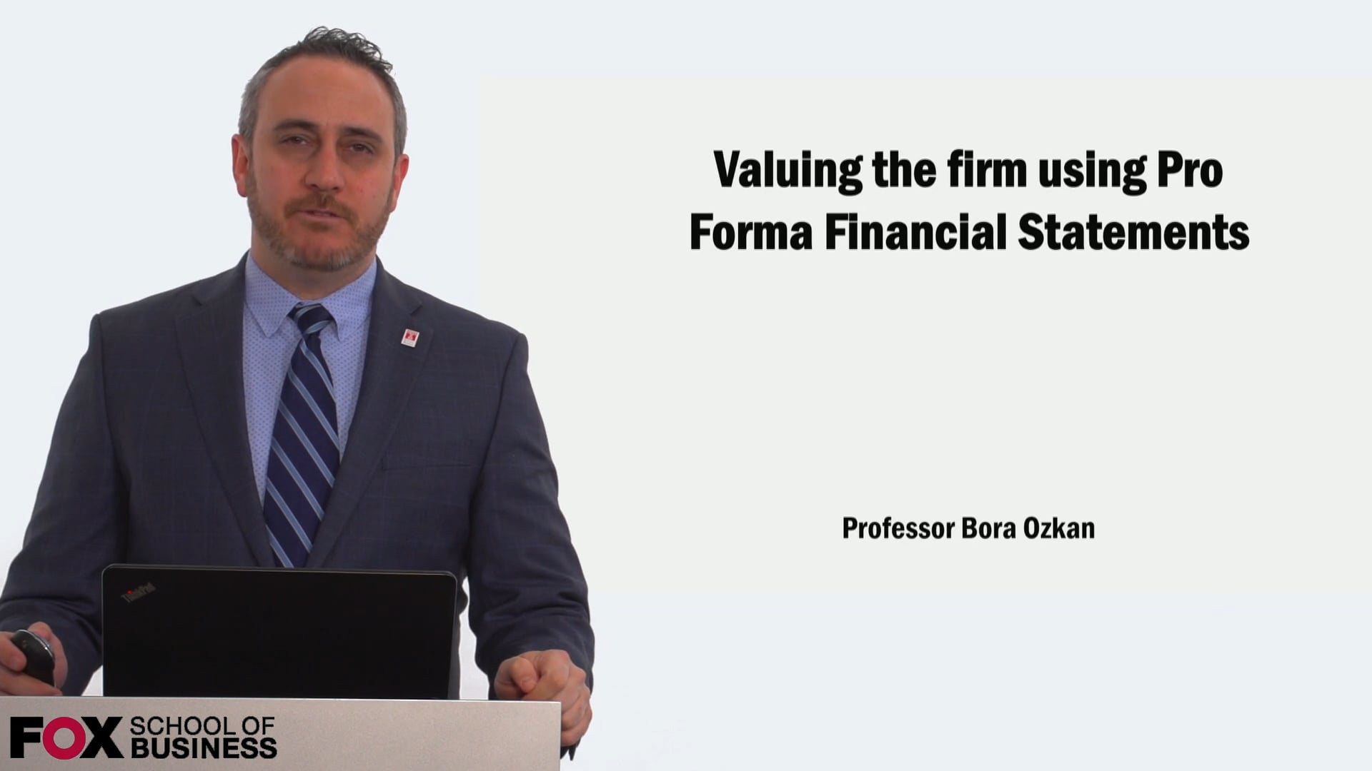 Valuing the firm using Pro Forma Financial Statements