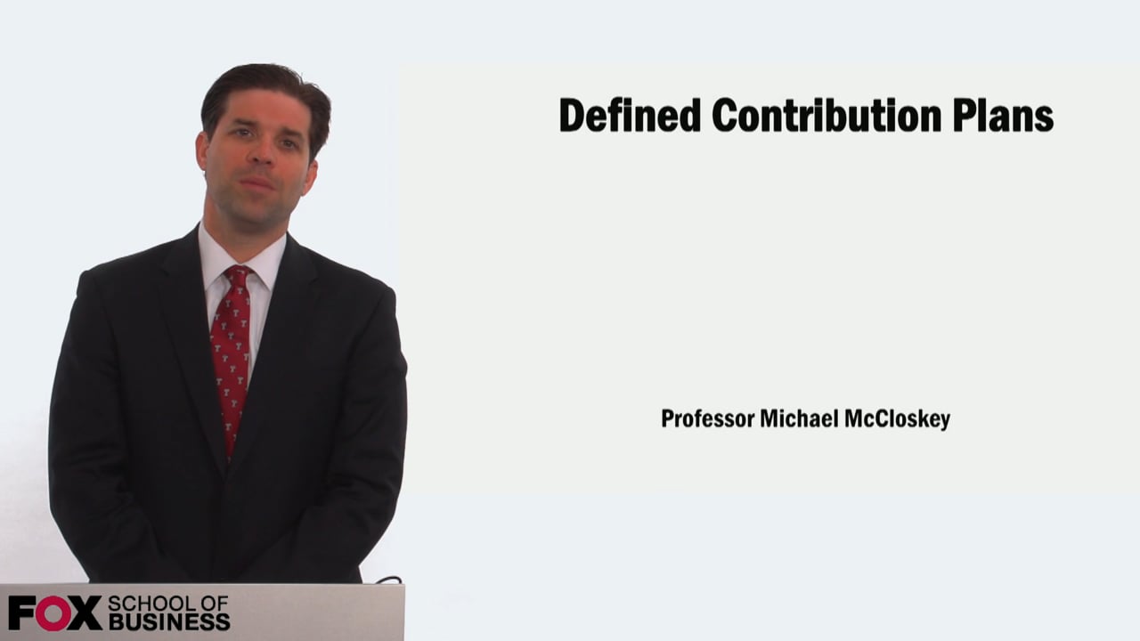 Defined Contribution Plans