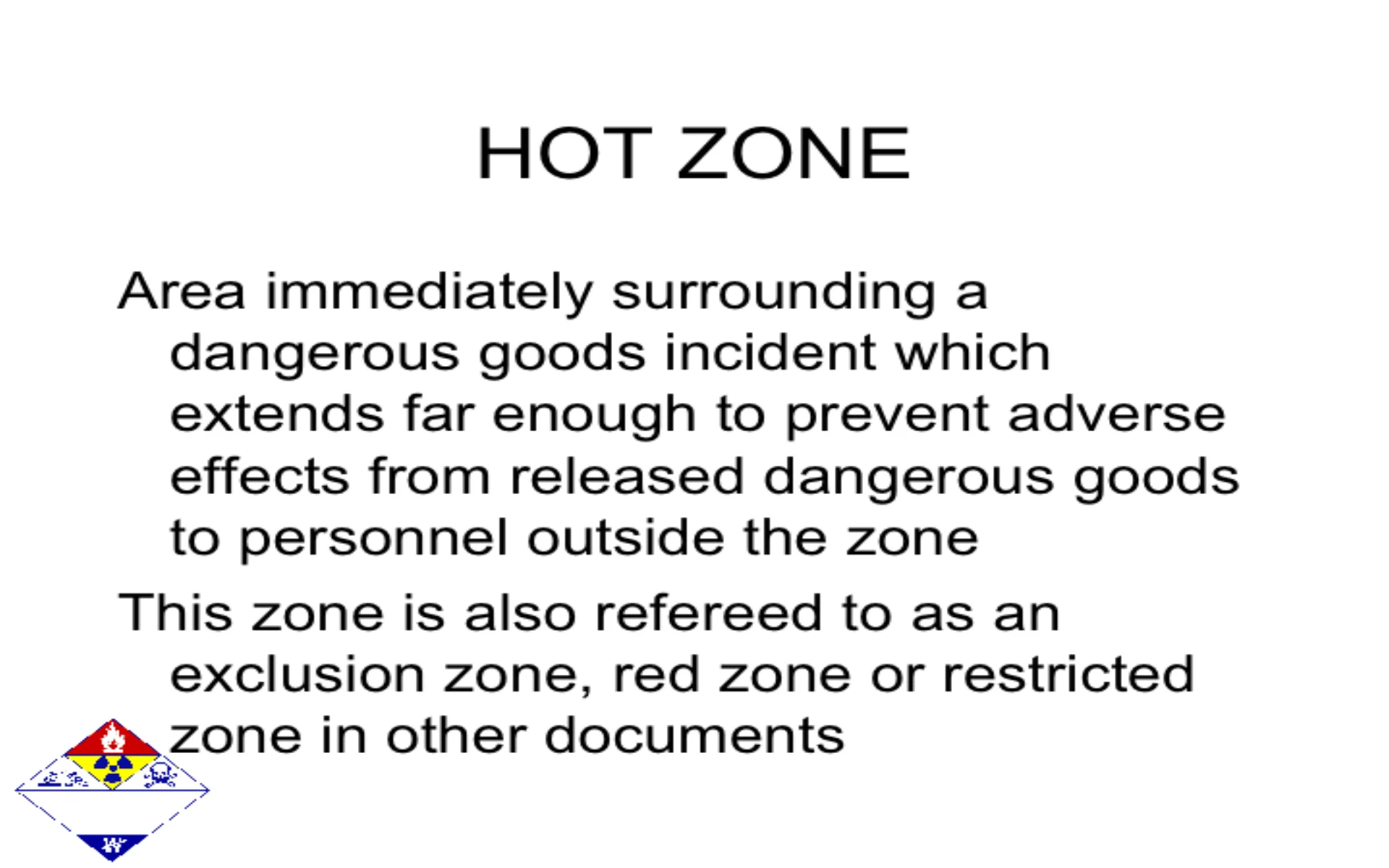 HAZMAT TECHNICIAN INCIDENT MANAGEMENT POWERPOINT TRAINING PRESENTATION