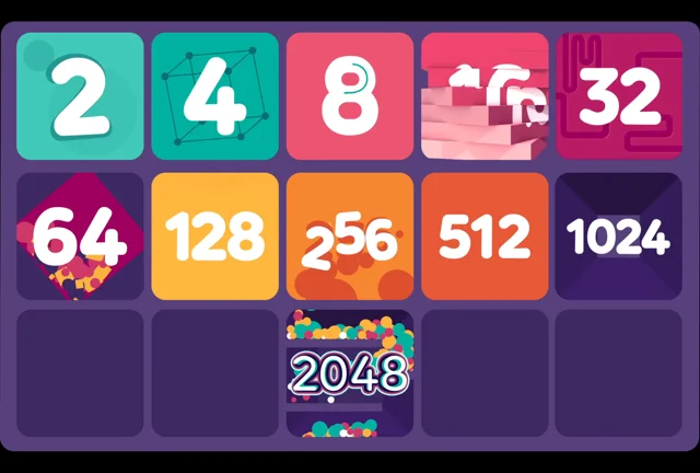2048 - Animated Edition on Behance, Motion, Graphic