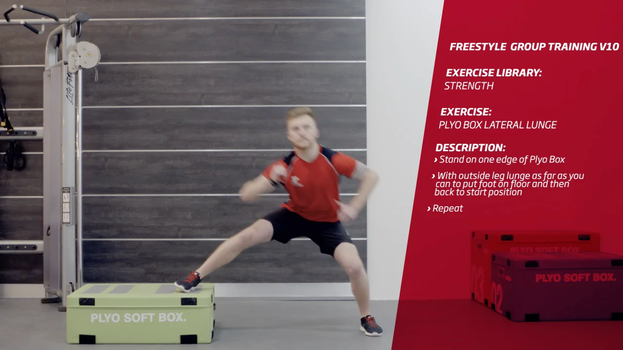 FGT V10 - Strength - Strength Ex 01 - Plyo Box Lateral Lunge