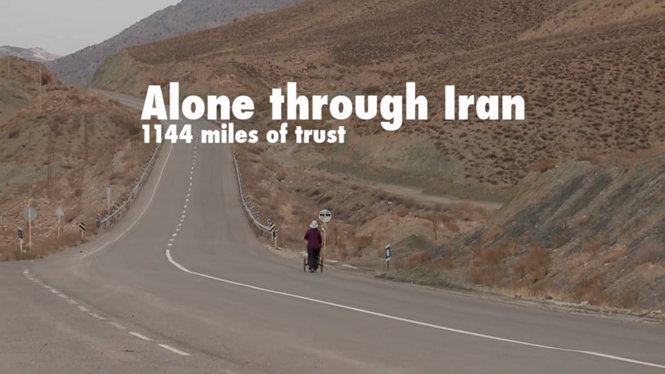Yksin Iranin kautta - 1144 mailia luotettavaa perävaunua