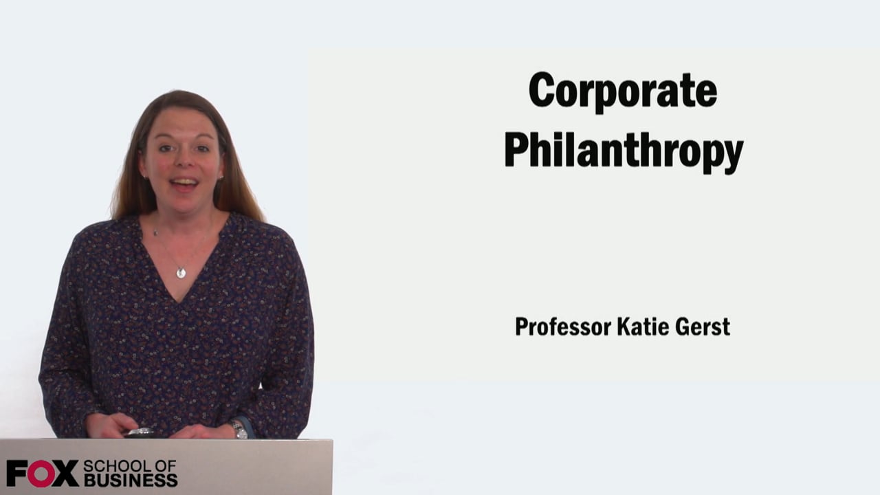 Corporate Philanthropy