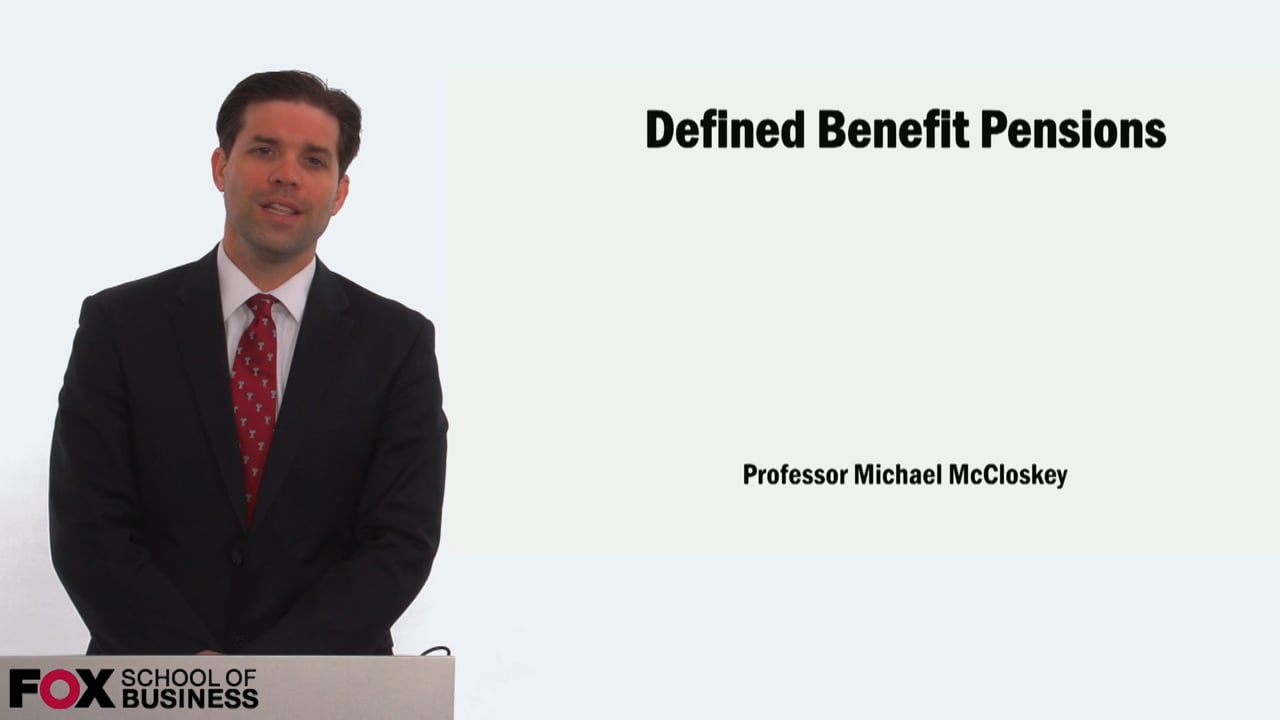 Defined Benefit Pensions