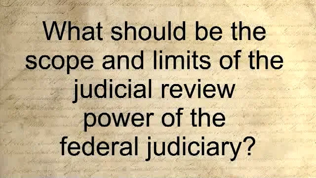 judicial review